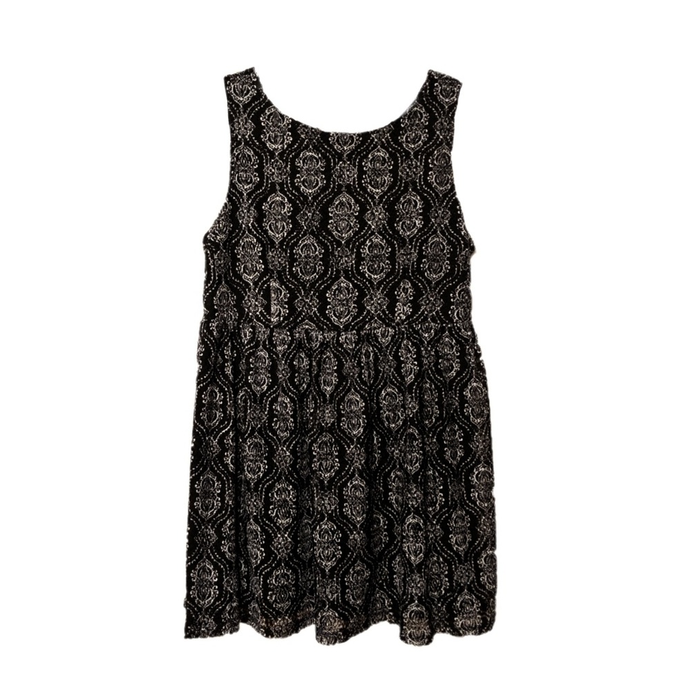 Dress black & white women's dress sz XXL